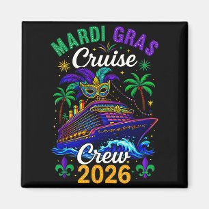 Íman Cruzeiro Mardi Gras 2026 Carnaval Nova Orleans Hom