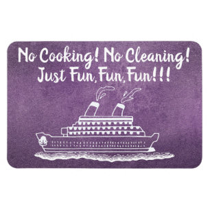 Íman Cruzeiro Navio Cabina Roxo Marcador de Portas Bril