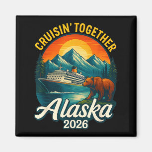 Íman Cruzeiro no Alasca 2026 Cruisin Juntos Correspondê