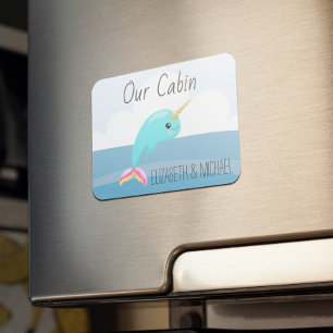 Íman Cruzeiro Personalizado Porta Narval Unicórnio Mari