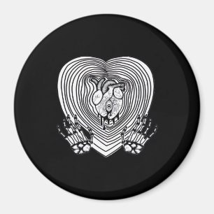 Íman Crying Heart Classic - Skeleton mãos Heart