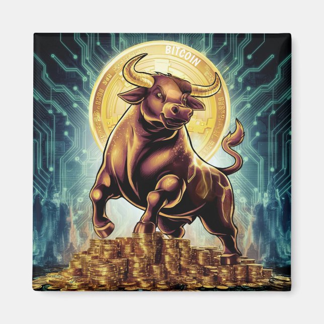 Íman Crypto Bull (Frente)