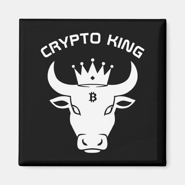 Íman Crypto King Black (Frente)