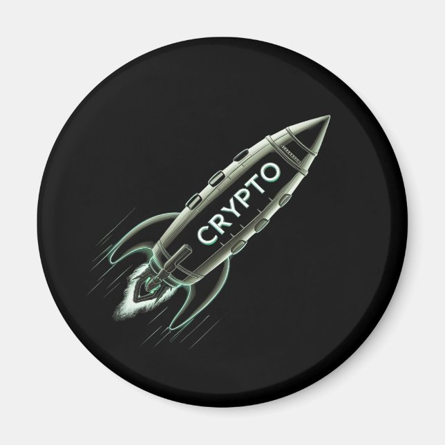 Íman Crypto Rocket (Frente)