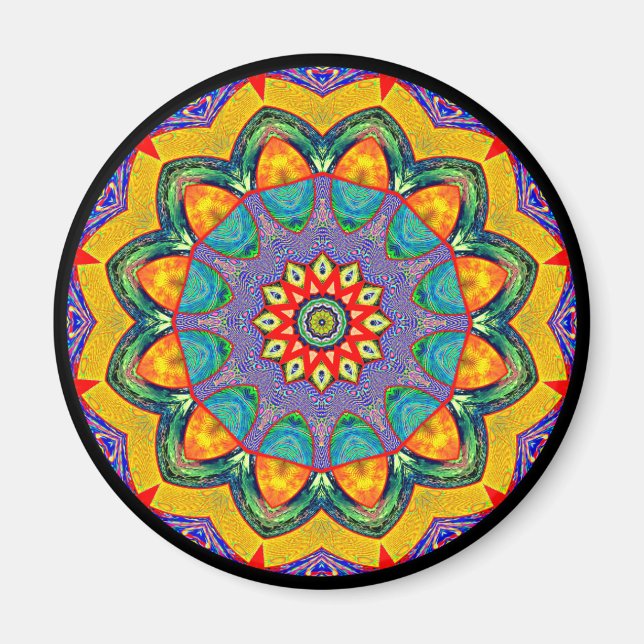 Íman Crystal Mandala Quilt (Frente)