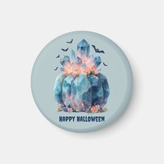 Íman Crystal Pumpkin Halloween (Frente)