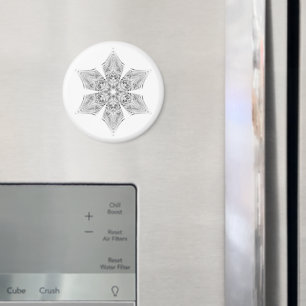 Íman Crystal Snowflake -