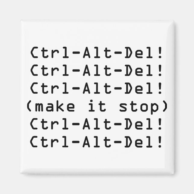 Íman Ctrl-Alt-Del (Frente)