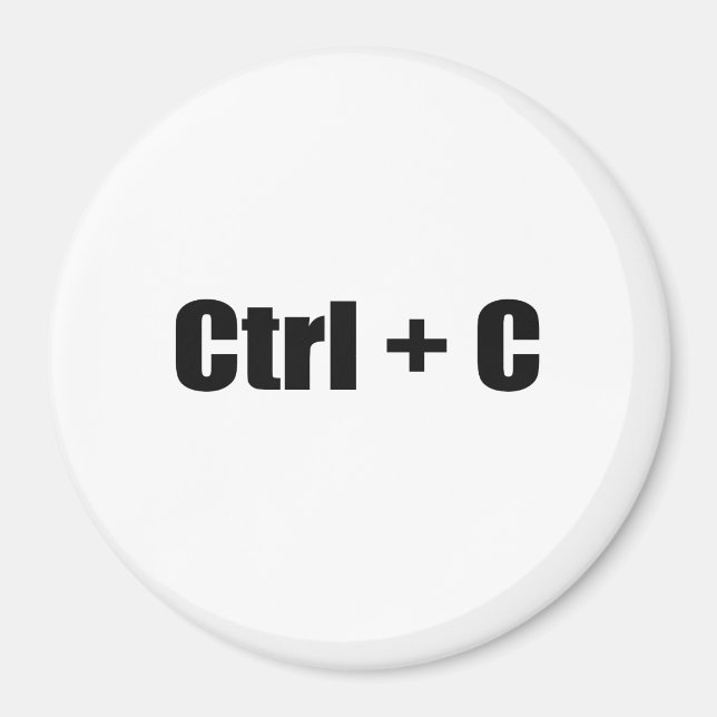 ÍMAN CTRL + C (Frente)