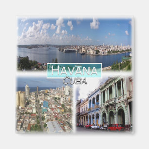 Íman CU0014 America, Cuba, Havana, Fridge