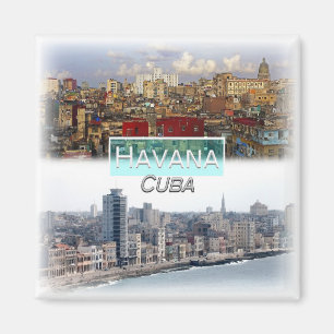 Íman CU0016 América, Cuba, Havana, Geladeira