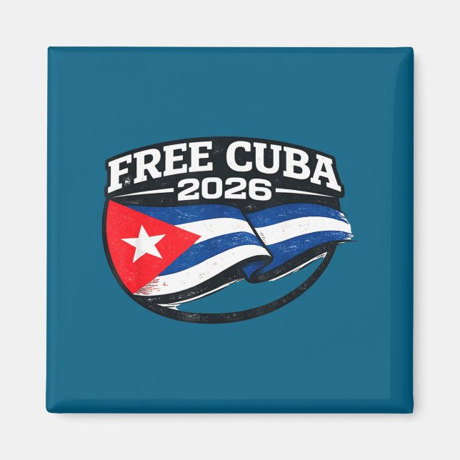 Íman Cuba Cuba Libre Donroe Doctrine Design (Frente)
