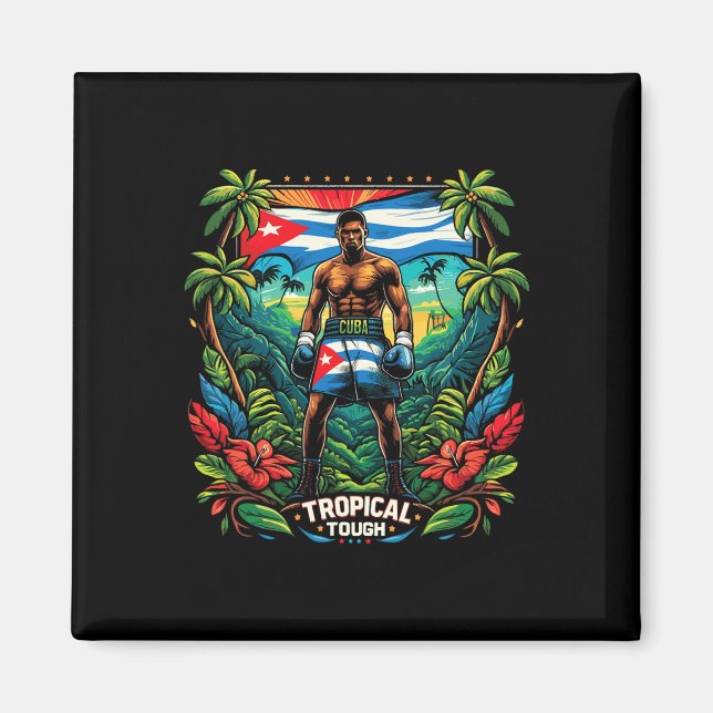 Íman Cuban Boxing Tropical Tough (Frente)