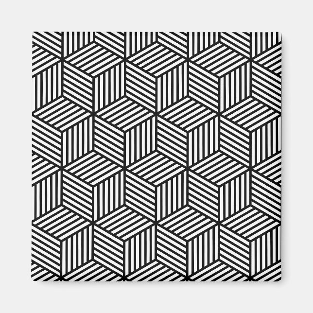 Íman Cube Lines (Frente)