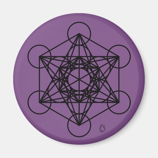 Íman Cubo de Metatron (Frente)