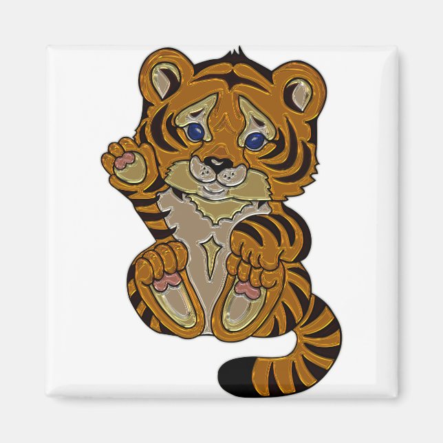 Íman Cubo de Tigre (Frente)