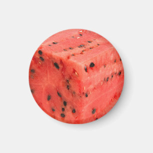 Íman Cubo original de Comida de Melancia Vermelha doce