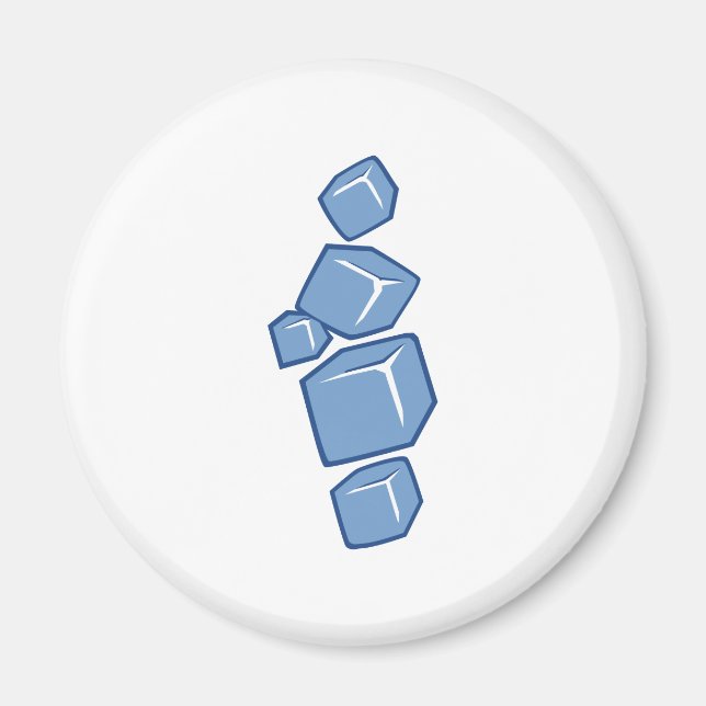 Íman Cubos de gelo (Frente)