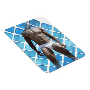 Íman Cueca do Homem de SlipperyJoe, abdominais masculin