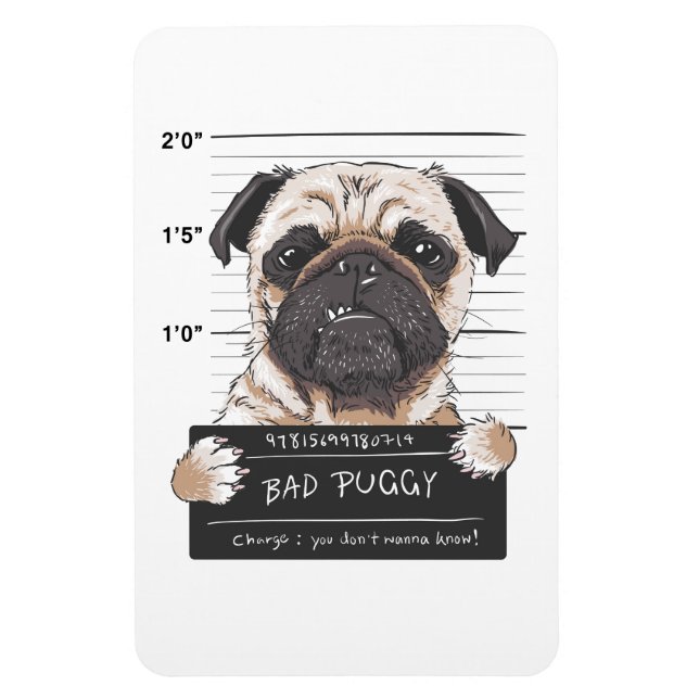 Íman Cuidado com o cão (Vertical)