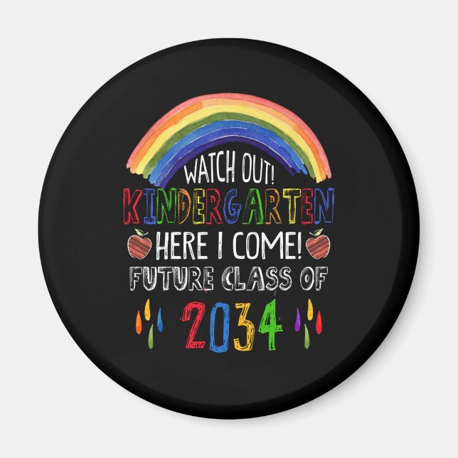 Íman Cuidado Com O Jardim De Infância Eu Vim Na Classe  (Frente)