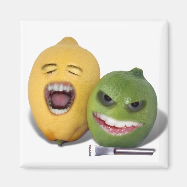 Íman Cuidado com o ralador de limão (Frente)