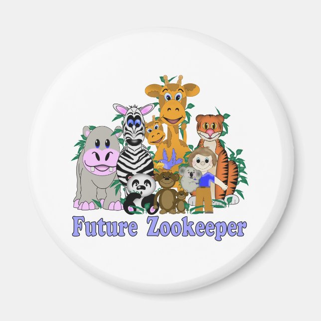 Íman Cuidador de Zoológico do Futuro (Frente)