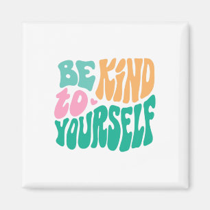 Íman Cuide de Si Mensagem Positiva Auto Cuidado Mental