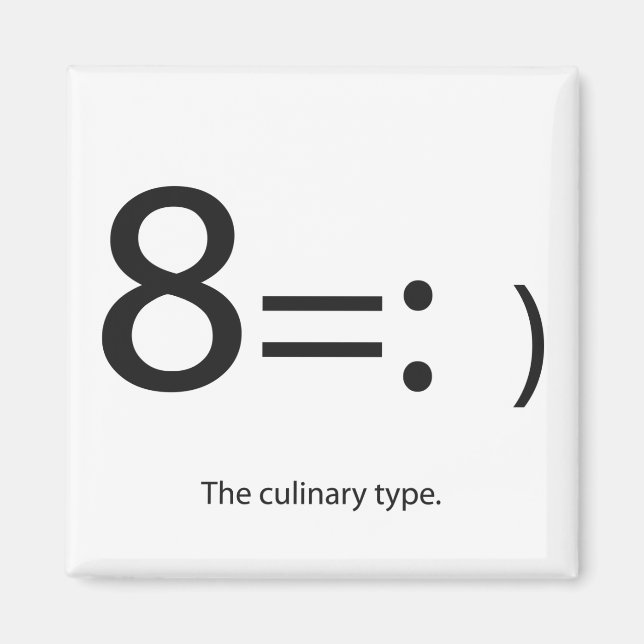 íman culinário "tipo" (Frente)