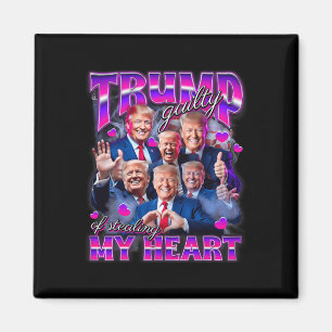 Íman Culpado Por Roubar Meu Coração Rosa Trump Trump Ga