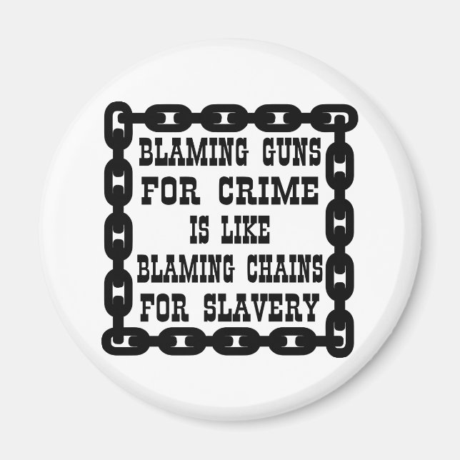 Íman Culpar Armas Pelo Crime É Como Culpar As Cadeias P (Frente)