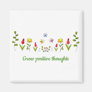 Íman Cultivar flores de pensamentos positivos