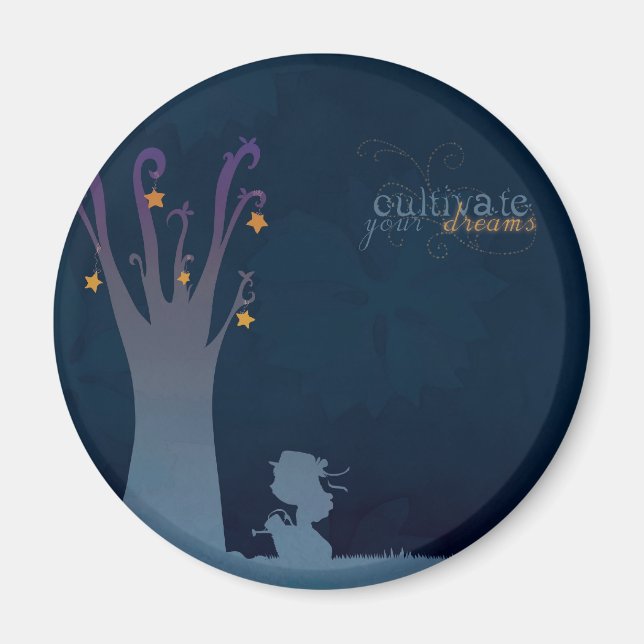 Íman Cultivar seus sonhos, Magnet (Frente)