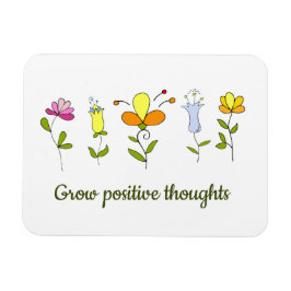 Íman Cultive flores de pensamentos positivos