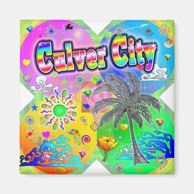 Íman Culver CIty Quadro Seasons Magnet (Frente)