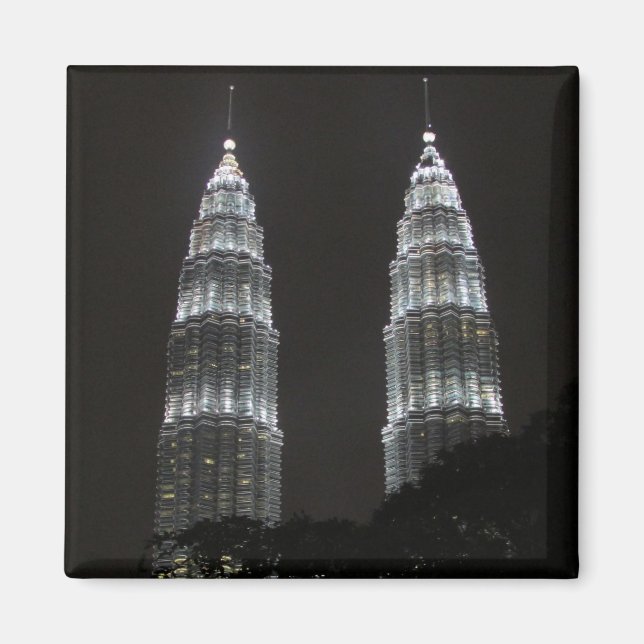 Íman cumes noturnos das torres de petronas (Frente)