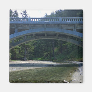 Íman Cummins Creek no Parque Estadual de Netuno, OR