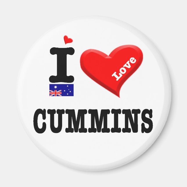 Íman CUMMINS - Eu Amo (Frente)