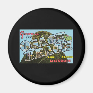 Íman Cumprimentos da praia Missouri de Osage
