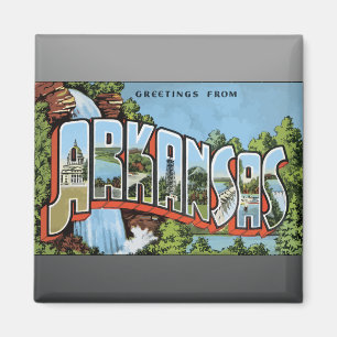 Íman Cumprimentos de Arkansas, vintage