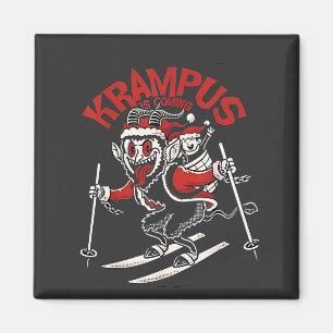 Íman Cumprimentos de Natal do Diabo do Natal Krampus