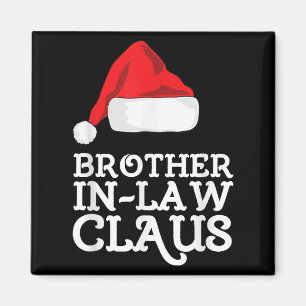 Íman Cunhado Claus Christmas Santas Pajama Famil