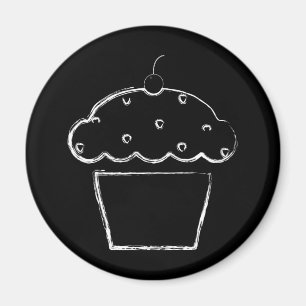 Íman cupcake de cereja
