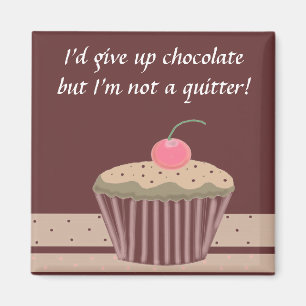 Íman Cupcake de Chocolate com Dito