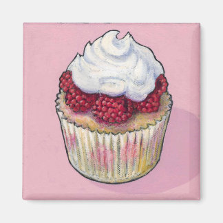 Íman Cupcake de framboesa