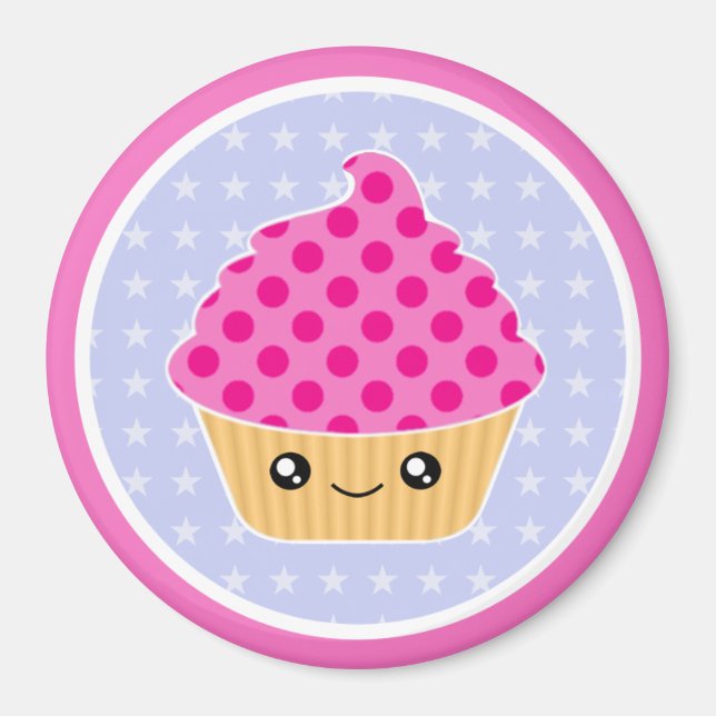 Íman Cupcake de Kawaii (Frente)