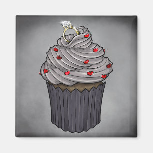 Íman Cupcake de proposta doce