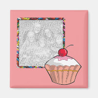 Cupcake e borrifador de fotos