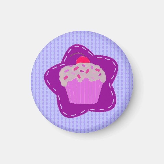 Íman Cupcake Glacê (Frente)
