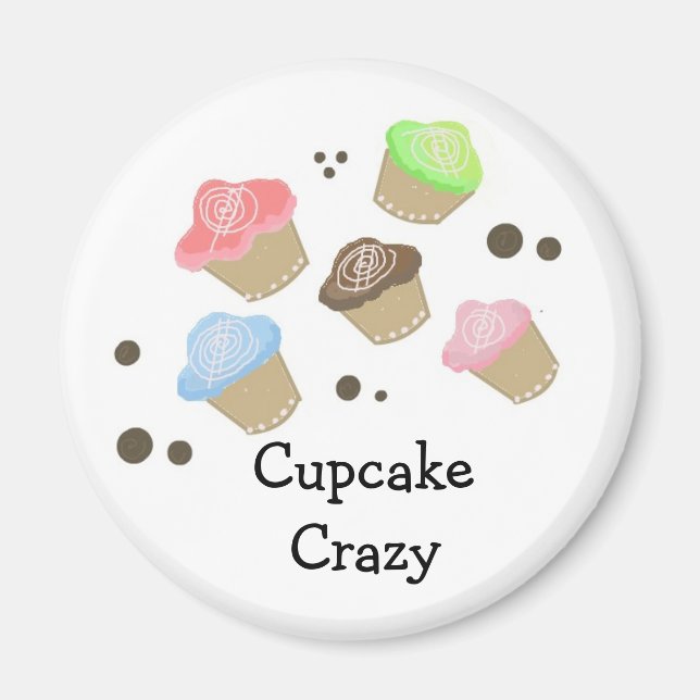 Íman Cupcake Louca (Frente)